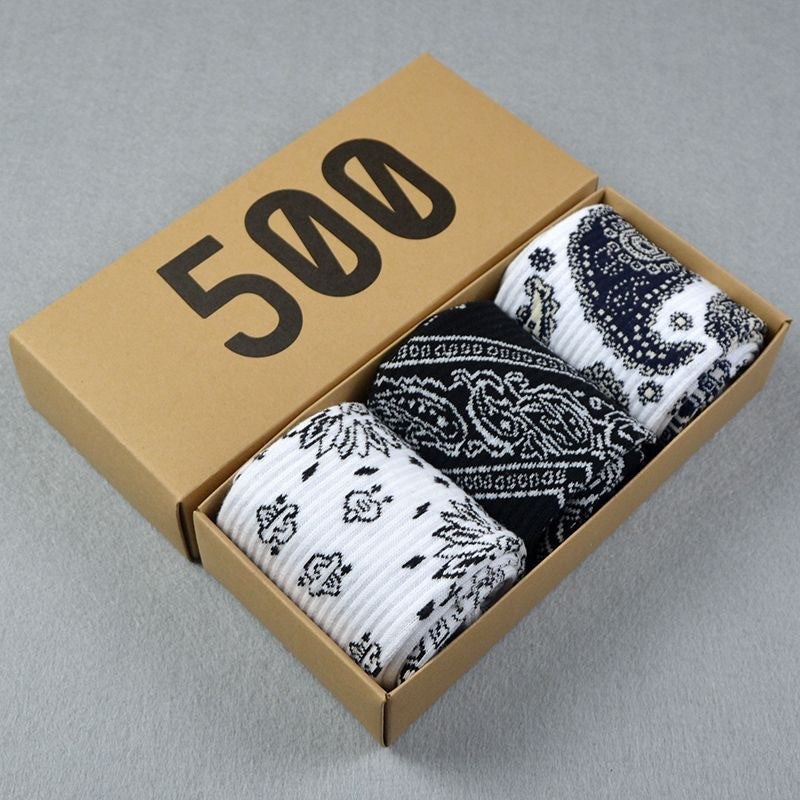 Men socks spring and summer long tube
