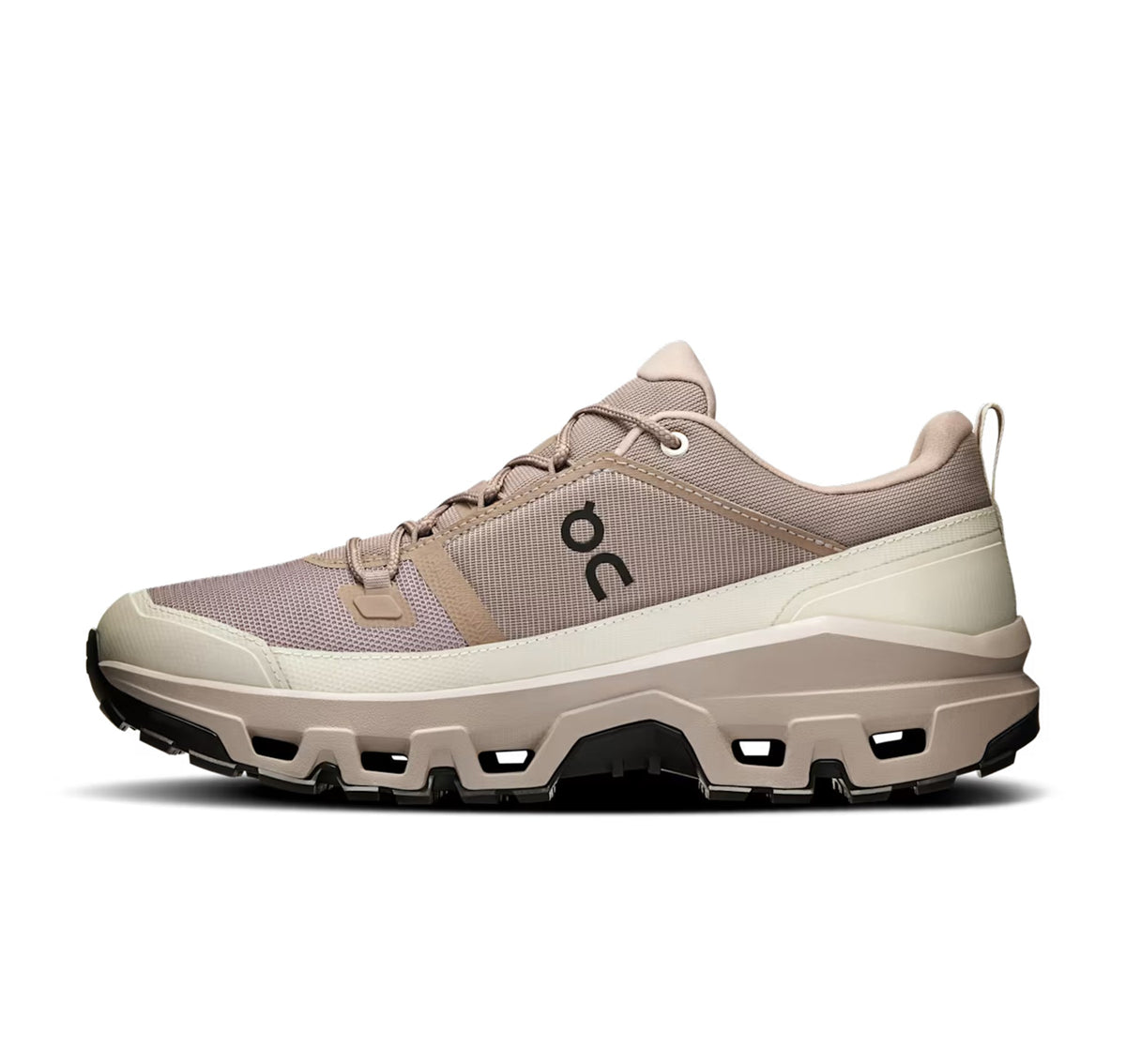 ON Mens Cloudrock Low Waterproof Cinder/Fog