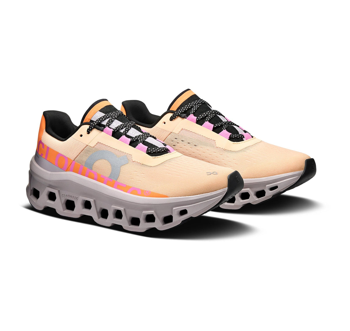 ON Womens Cloudmonster Orange/Grey
