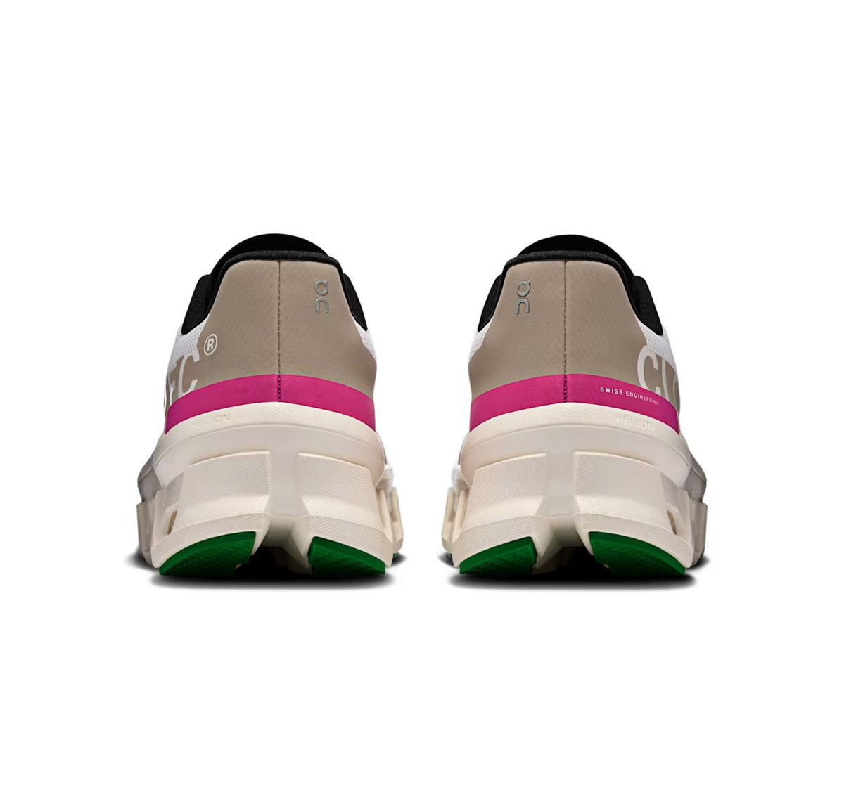 ON Womens Cloudmonster Silver/Ivory