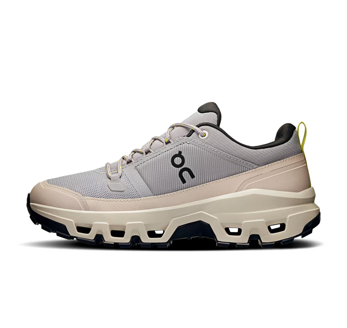 ON Womens Cloudrock Low Waterproof Alloy/Ice