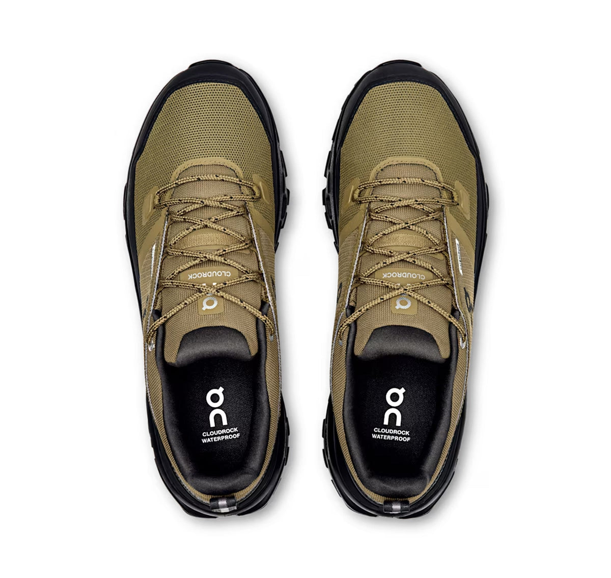 ON Mens Cloudrock Low Waterproof Hunter/Black