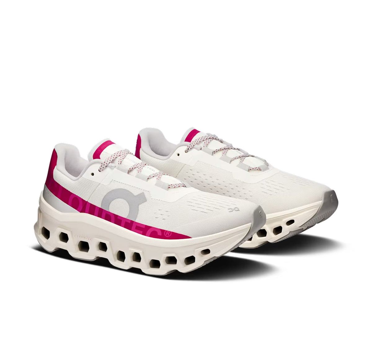 ON Womens Cloudmonster Ivory/Grenadine