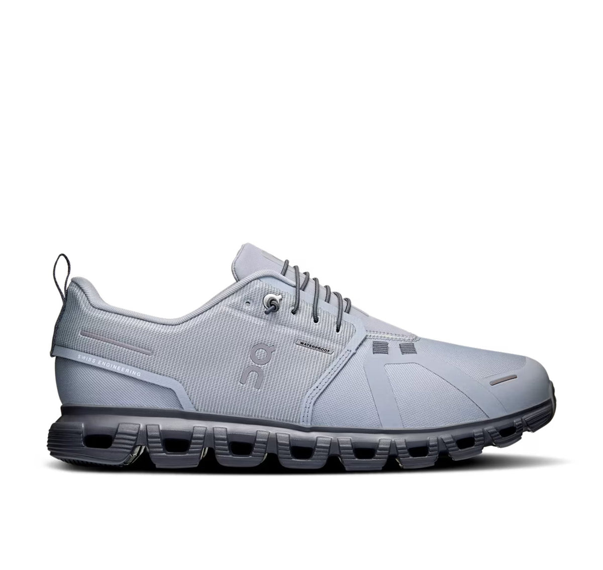 ON Mens Cloud 6 Waterproof Alloy/Wolf