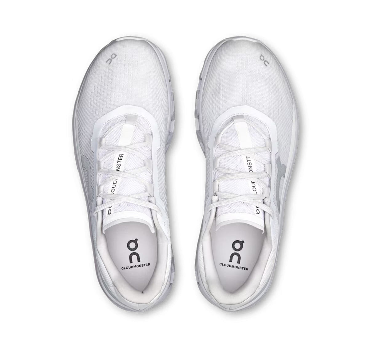 ON Mens Cloudmonster White/Glacier