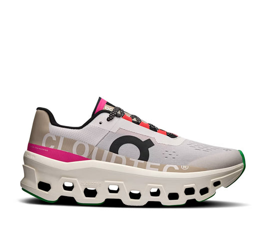 ON Womens Cloudmonster Silver/Ivory