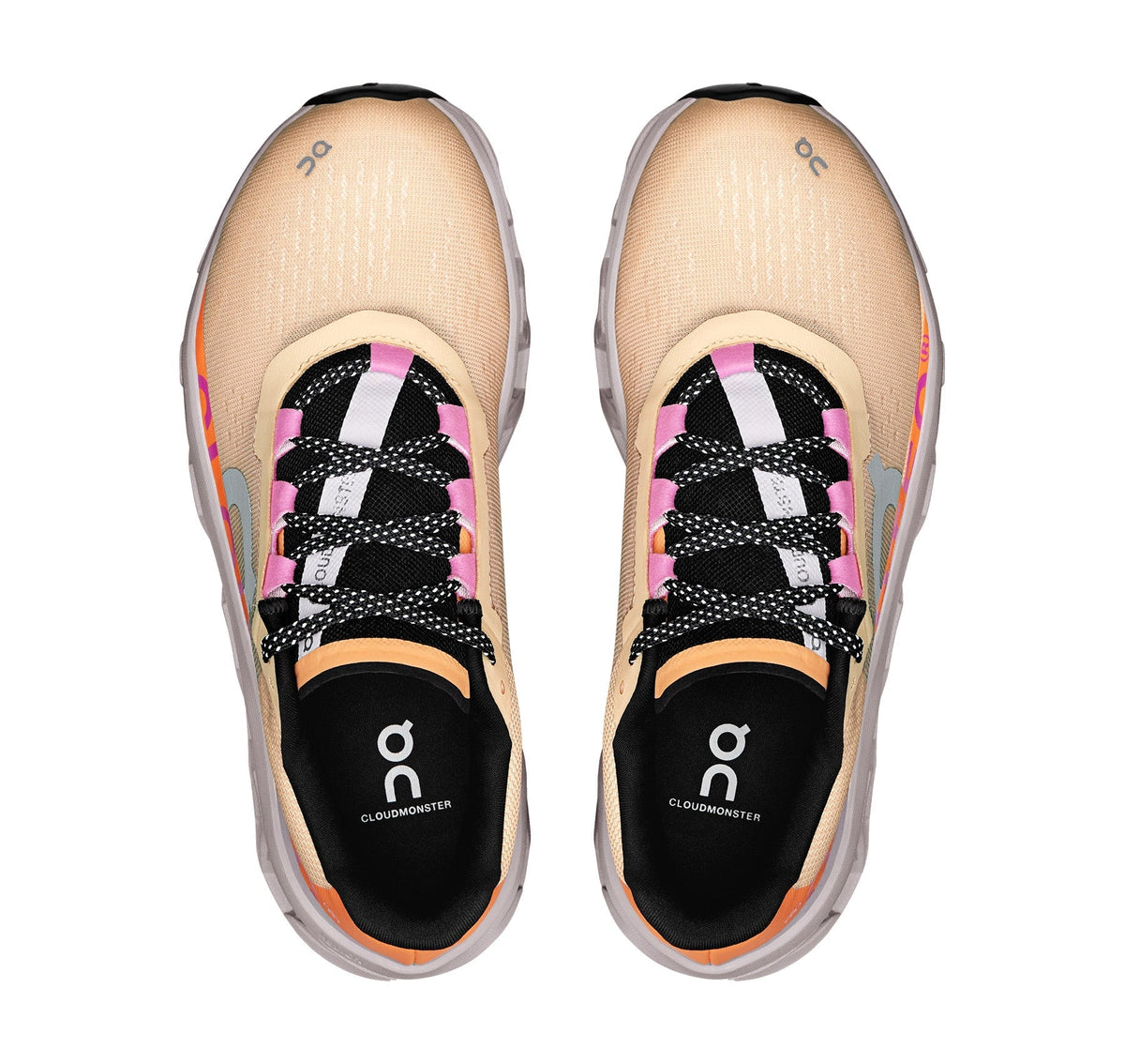 ON Womens Cloudmonster Orange/Grey