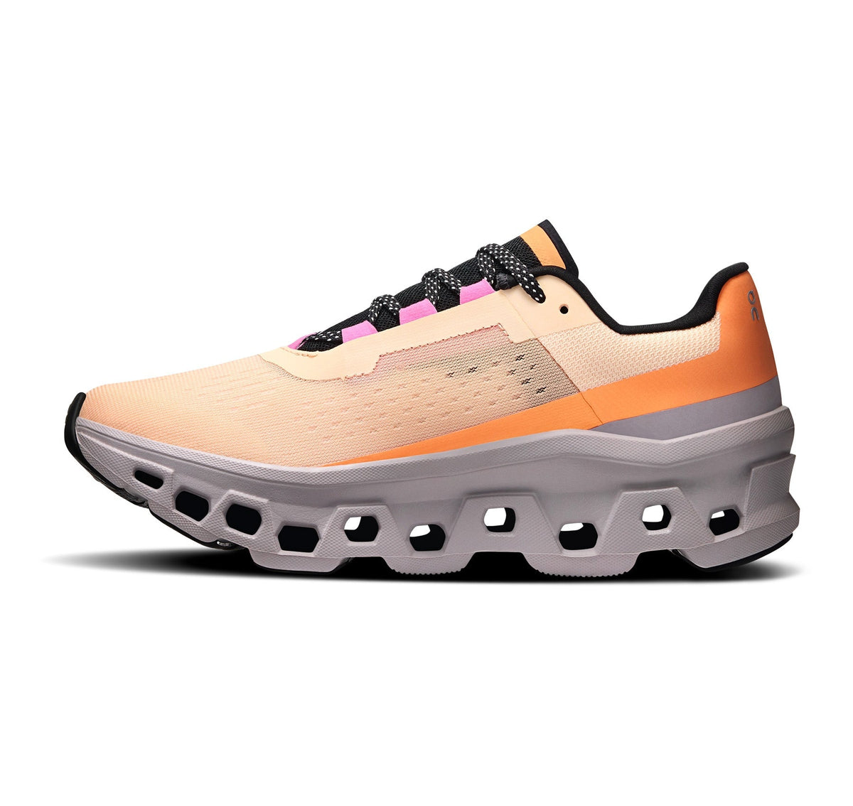ON Womens Cloudmonster Orange/Grey