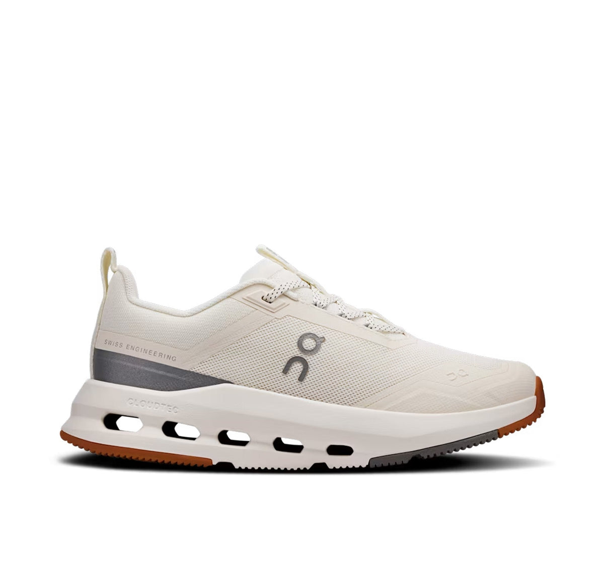 ON Big Kids Cloudnova Ivory/Apollo