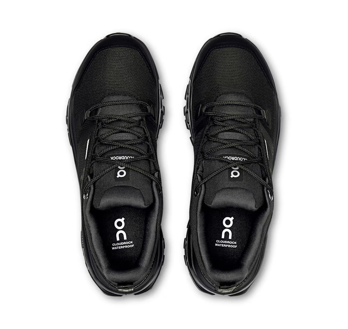 ON Womens Cloudrock Low Waterproof Black