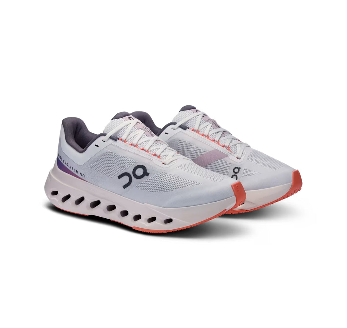ON Womens Cloudsurfer Next White/Flame