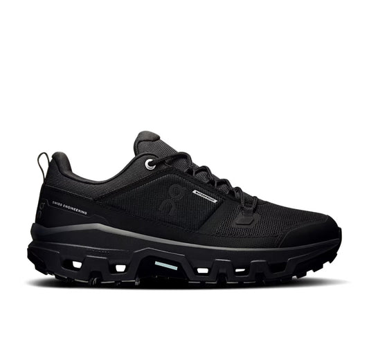 ON Womens Cloudrock Low Waterproof Black
