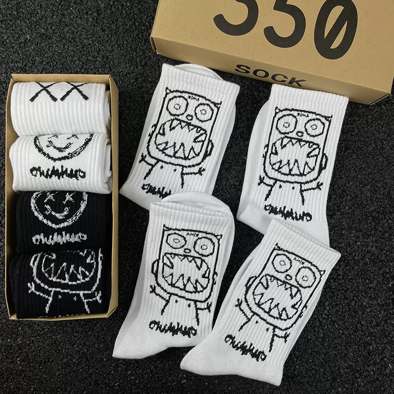 Men socks fall and winterdeodorizing filter sweat-absorbent and breathable