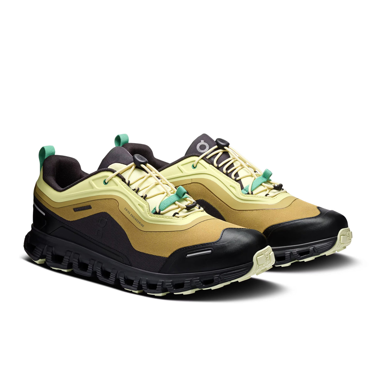 ON Mens Cloud 6 Geo Waterproof Limelight/Safari