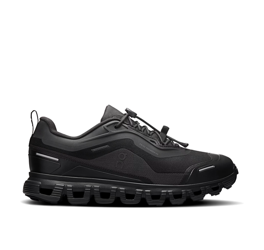 ON Womens Cloud 6 Geo Waterproof Black/Black