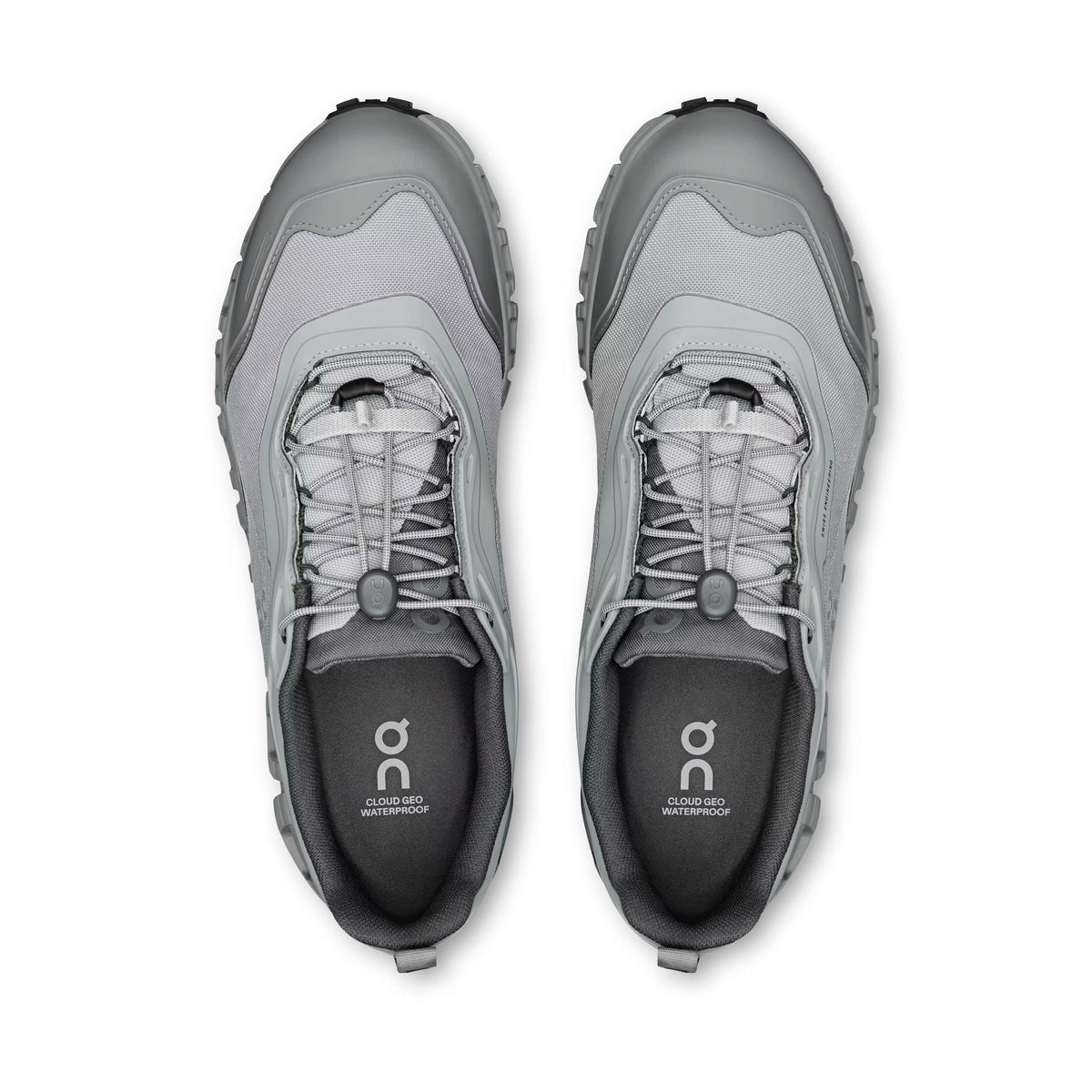 ON Mens Cloud 6 Geo Waterproof Alloy/Alloy