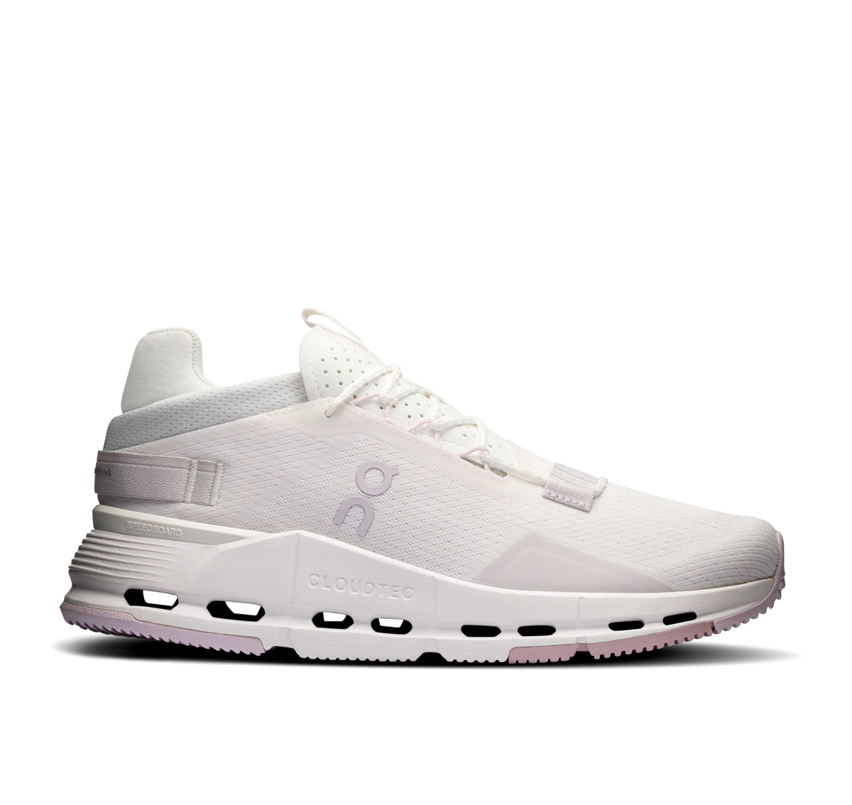 ON Womens Cloudnova 2 White/Orchid