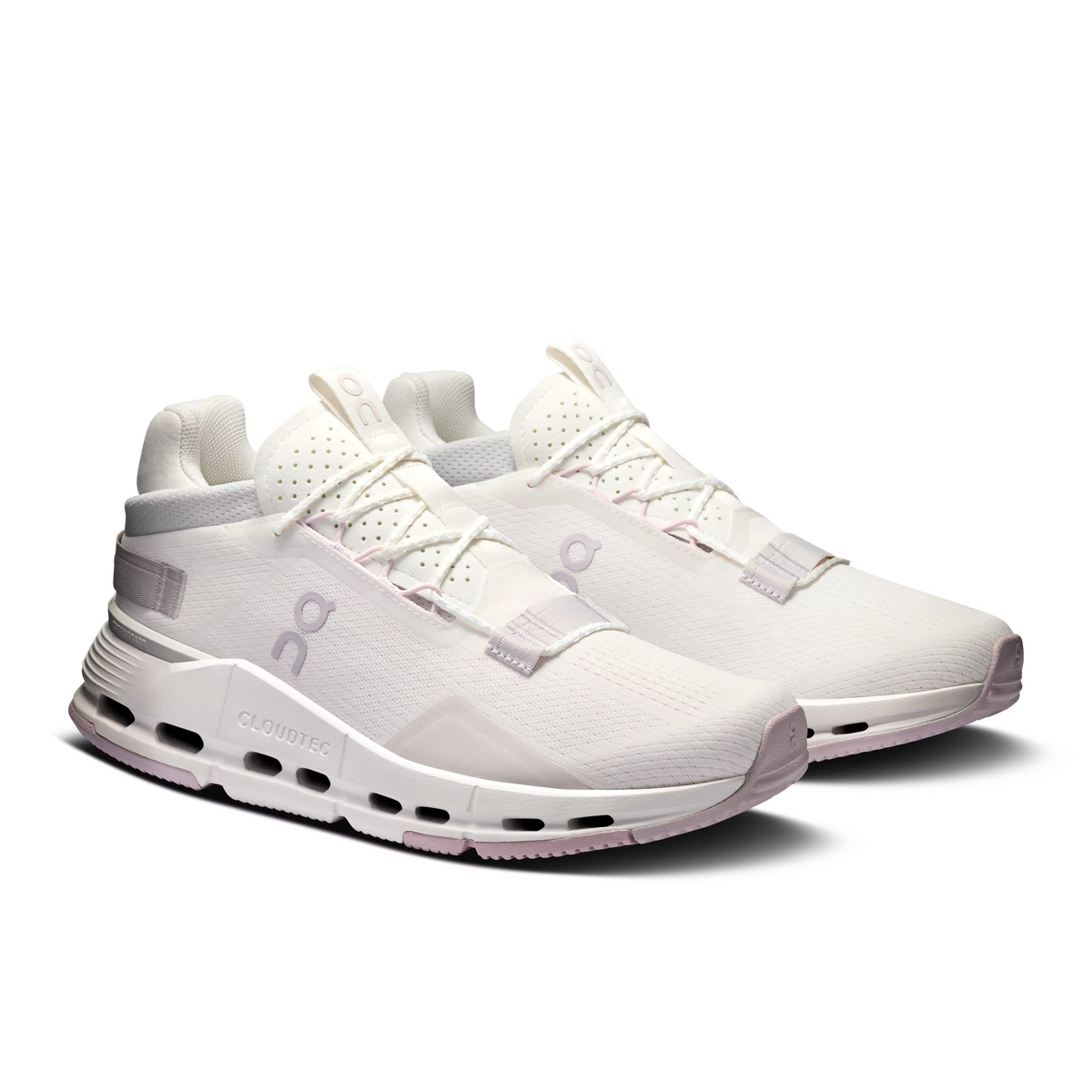 ON Womens Cloudnova 2 White/Orchid