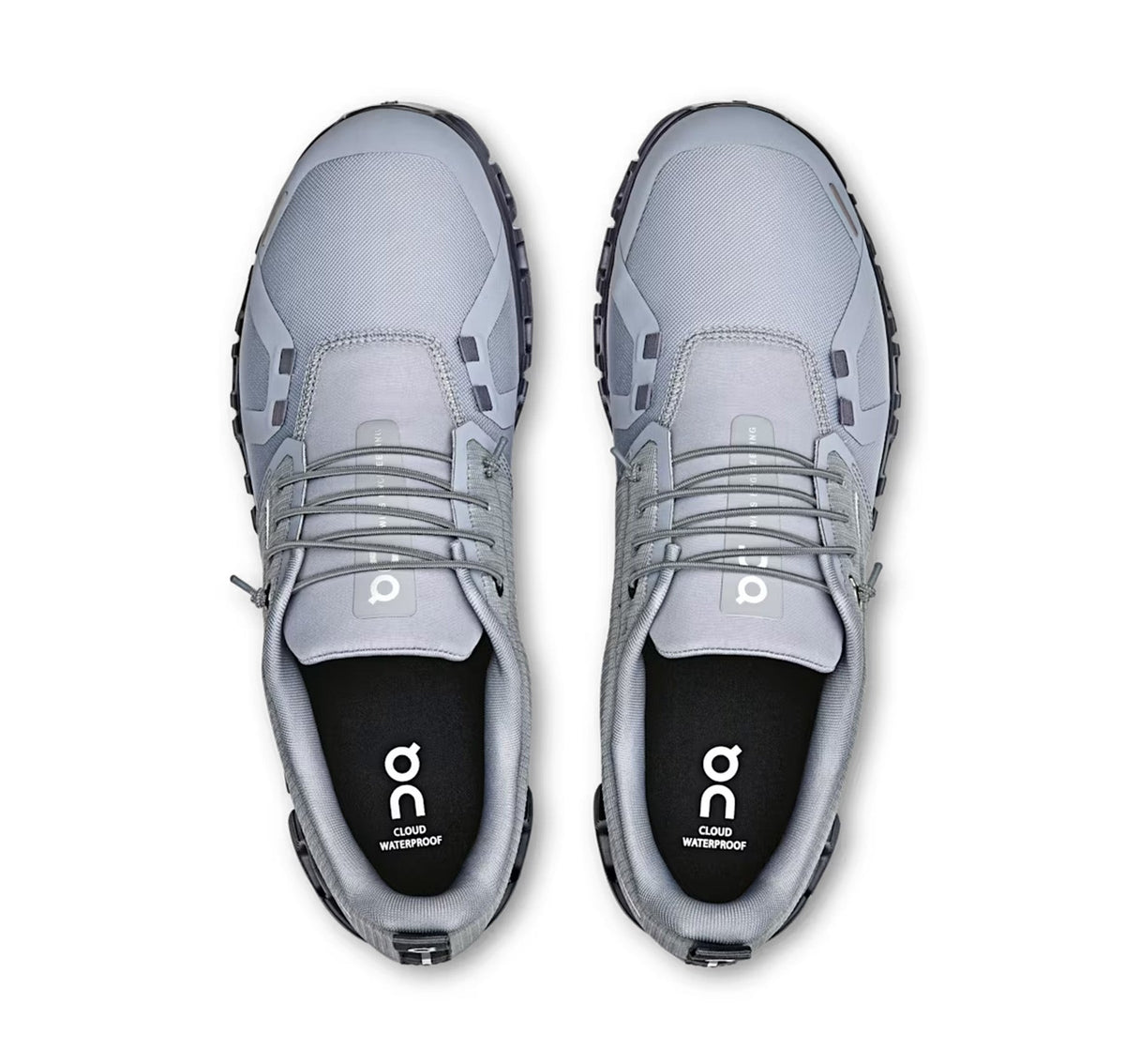 ON Mens Cloud 6 Waterproof Alloy/Wolf