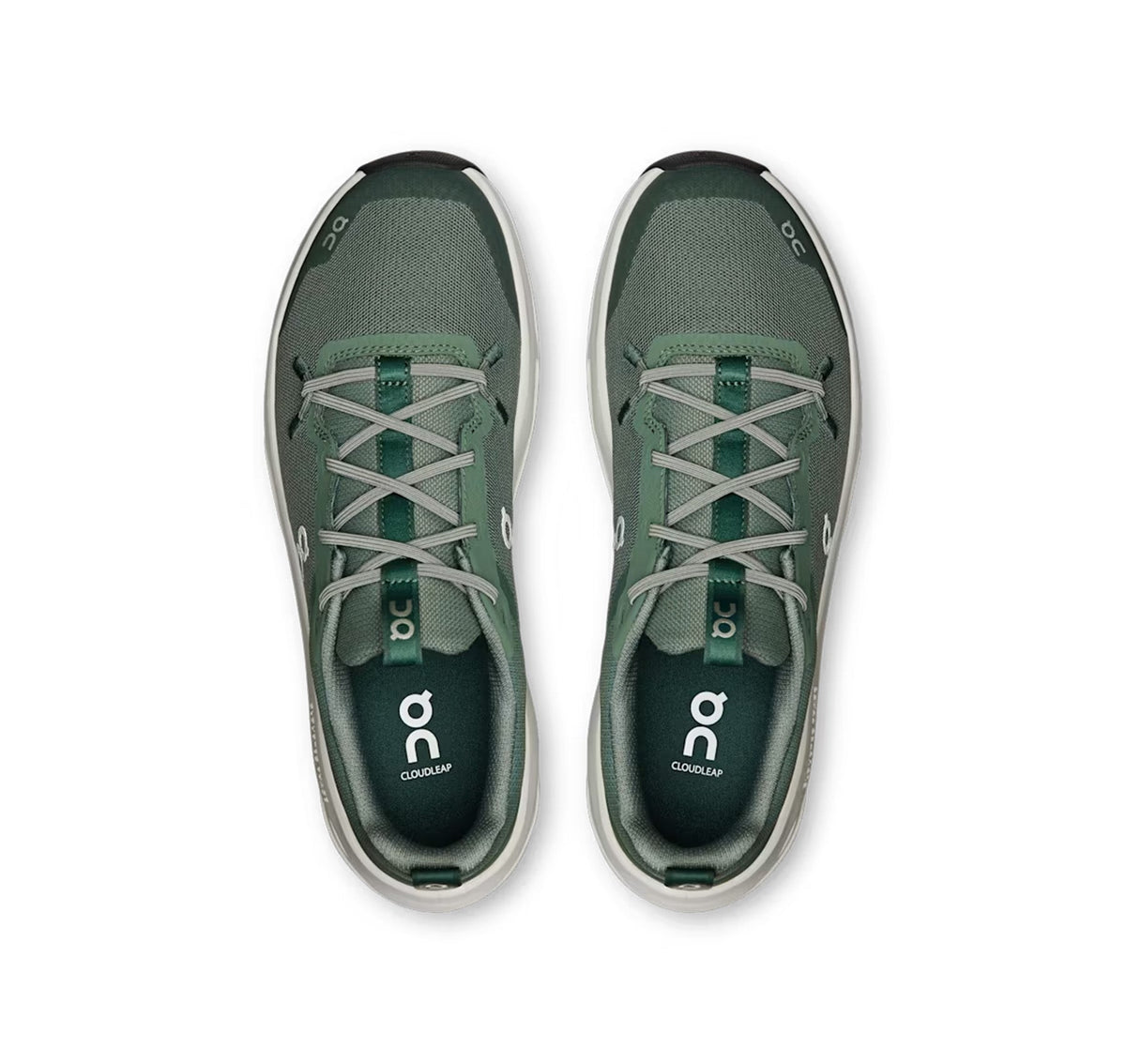 ON Big Kids Cloudleap Olive/Ghost