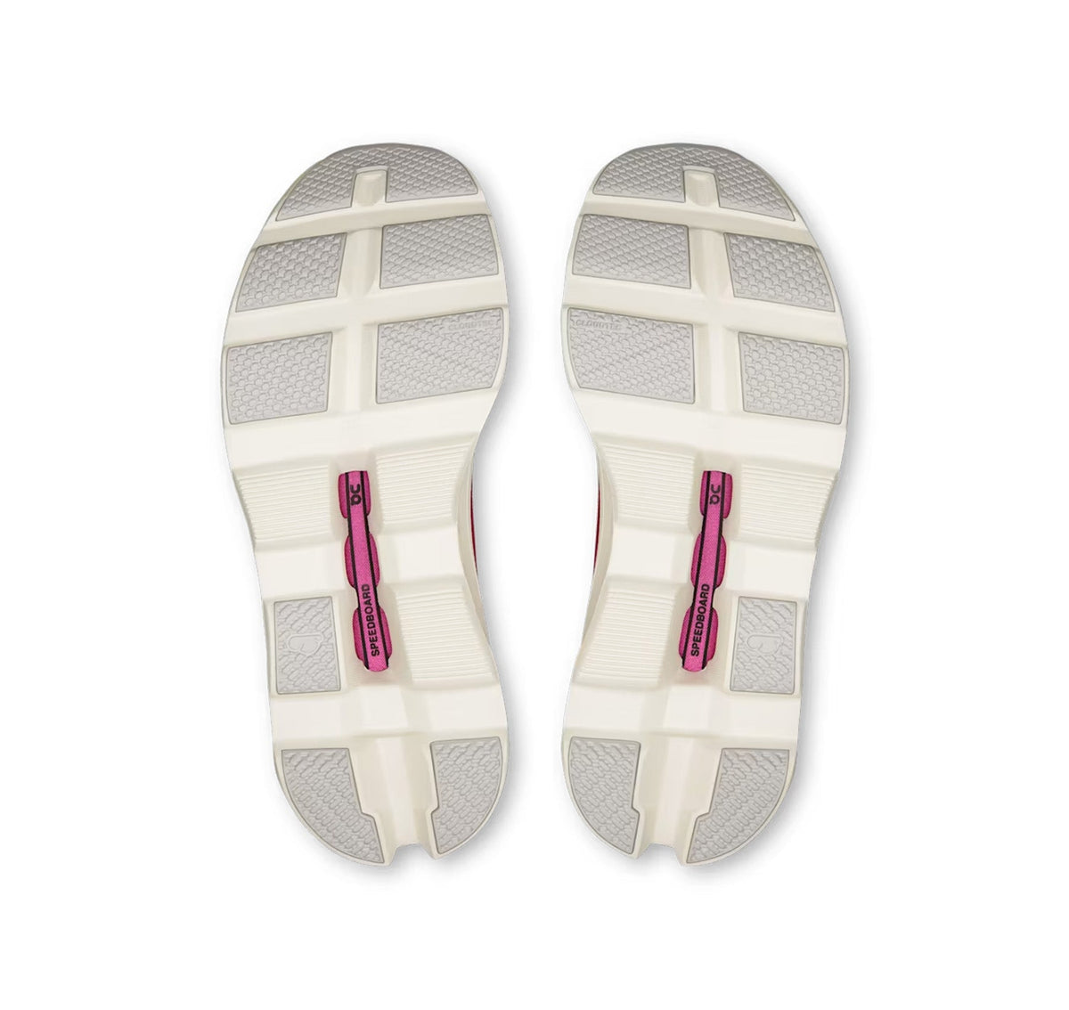 ON Womens Cloudmonster Ivory/Grenadine