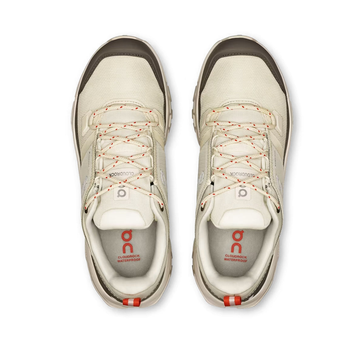 ON Womens Cloudrock Low Waterproof Ivory
