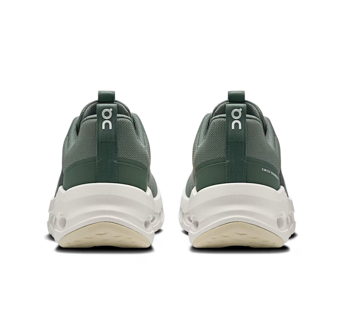 ON Big Kids Cloudleap Olive/Ghost