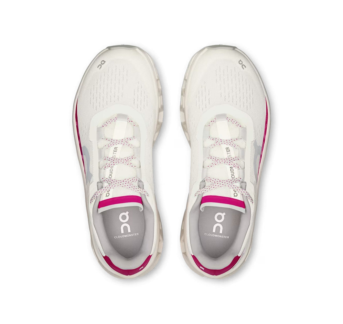 ON Womens Cloudmonster Ivory/Grenadine