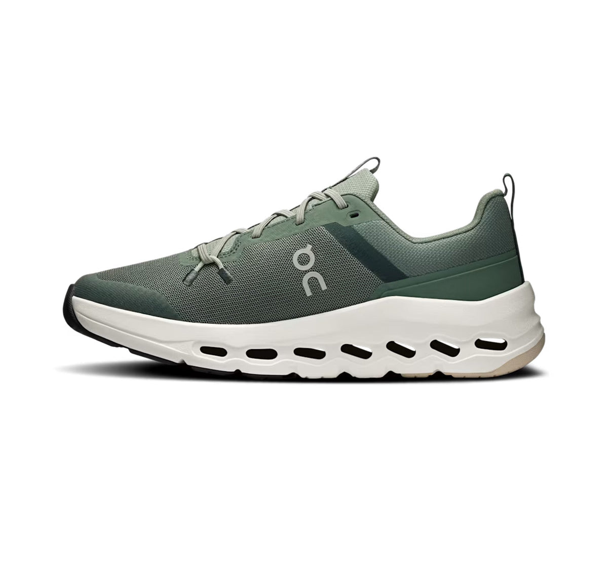 ON Big Kids Cloudleap Olive/Ghost