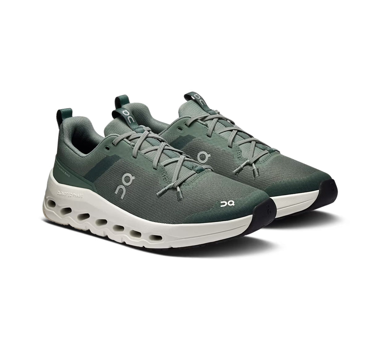 ON Big Kids Cloudleap Olive/Ghost