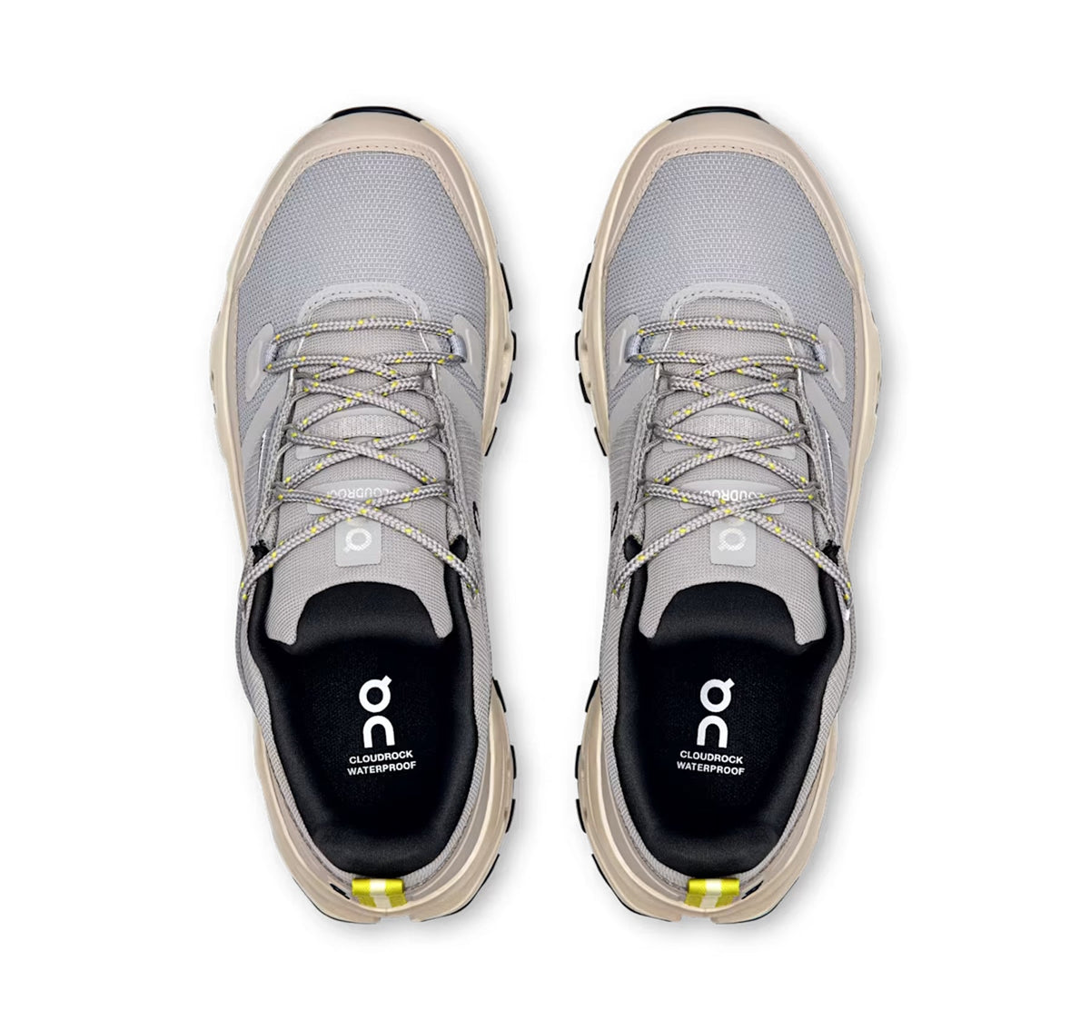 ON Womens Cloudrock Low Waterproof Alloy/Ice