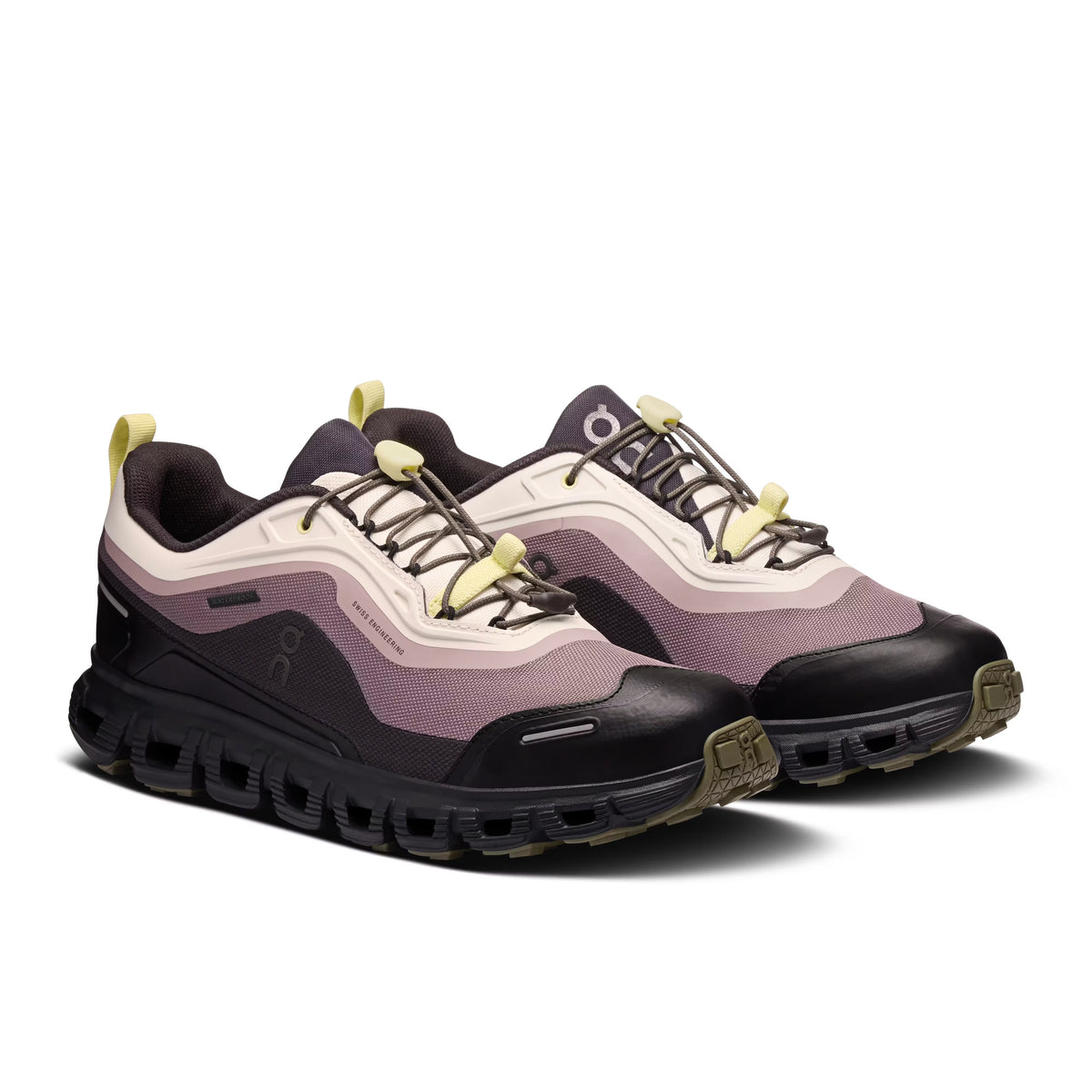 ON Womens Cloud 6 Geo Waterproof Dew/Gobi
